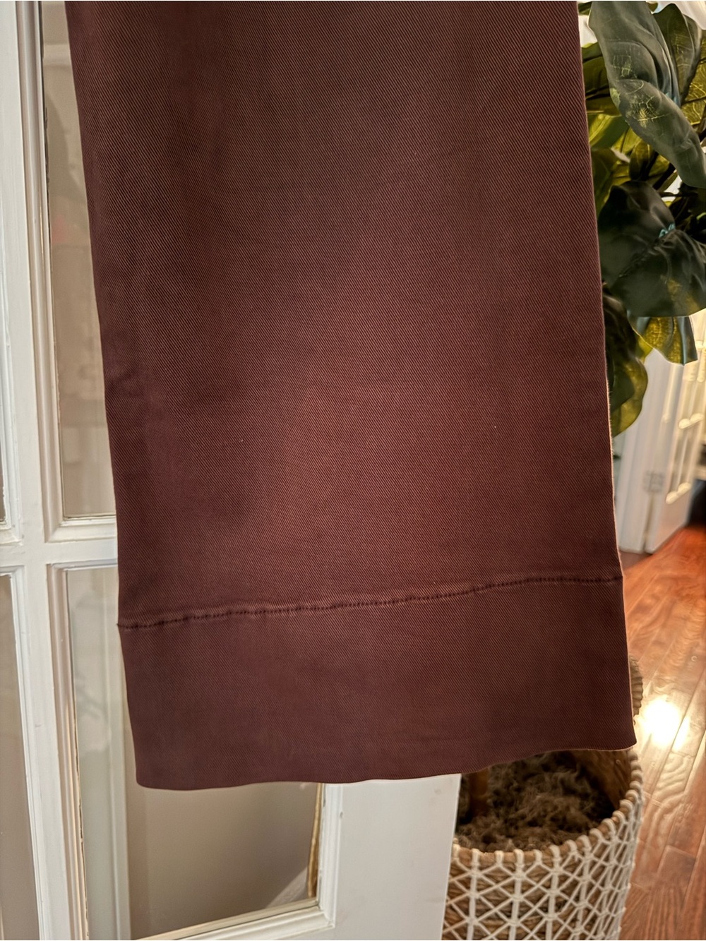 Risen Chocolate Brown Wide Leg Jeans - Picture 4 of 4